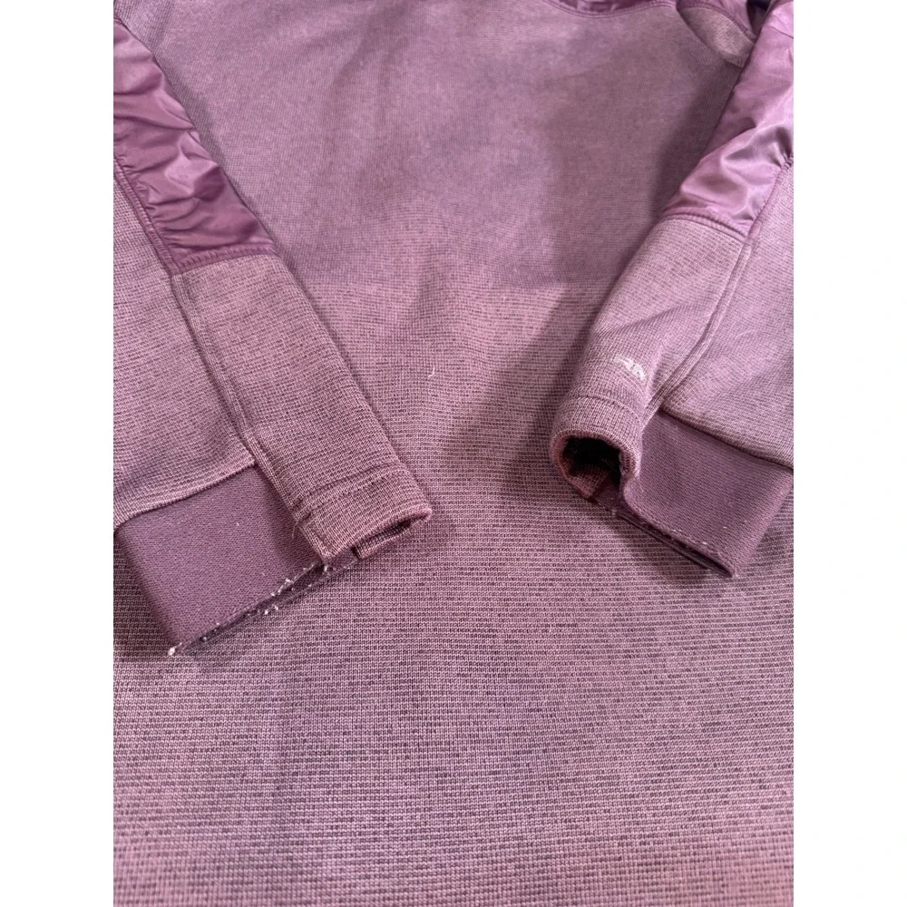 Under Armour Girls Purple Full Zip Hooded Jacket Coldgear Size YMD M